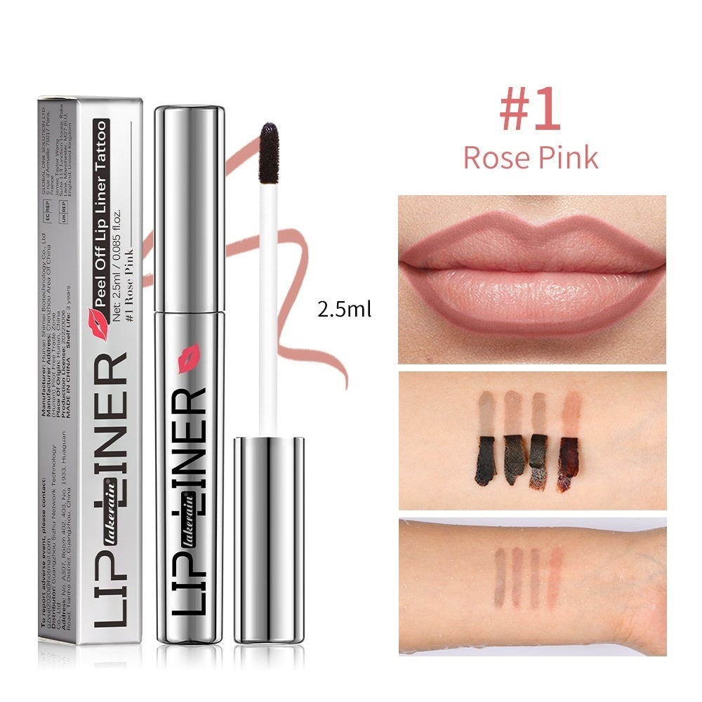 Nonstick Cup Long-lasting Stripping Tear And Pull Lip Liner Not Smudge Pen