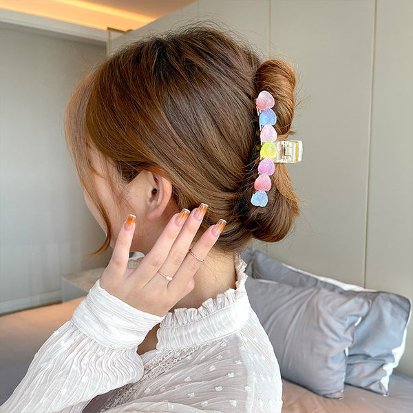 Candy Color Shark Female Back Head Clip Hanzuva