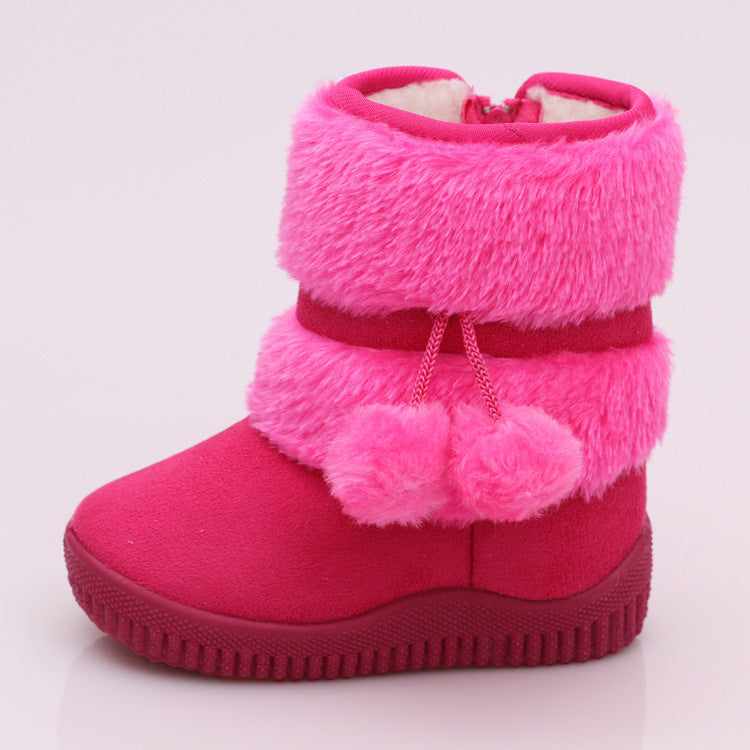 Children's Shoes Winter Classic Foreign Trade Cotton Shoes Soft Bottom Non-slip Warm Snow Boots