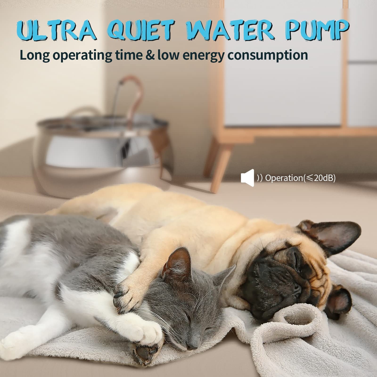 4L Copper Tube Gooseneck Stainless Steel Cat Dog Water Dispenser
