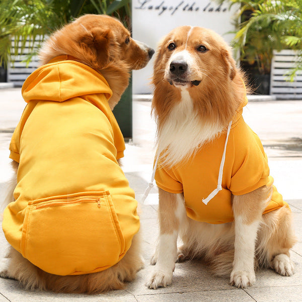 Fashion Pet Dog Simple Zipper Pocket Sweater Hanzuva