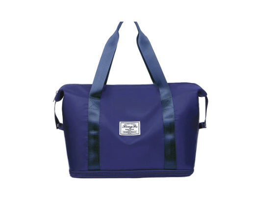 Double-layer Travel Bag Water Repellent Oxford Cloth Portable Women