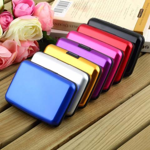 Magnetic Pocket Waterproof Business ID Credit Card Wallet Holder Case Hanzuva