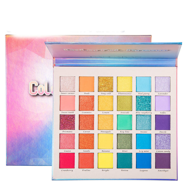 Pearlescent Matte Glitter Eyeshadow Palette Hanzuva