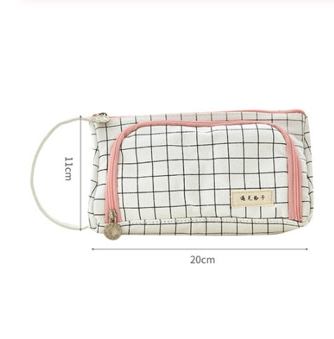 Mesh large capacity pencil case Hanzuva