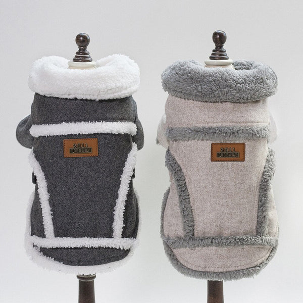 Dog Clothes Winter Pet Dog French Bulldog Jacket Thick Warm Dog Coat Hanzuva