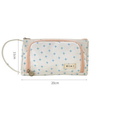 Mesh large capacity pencil case Hanzuva