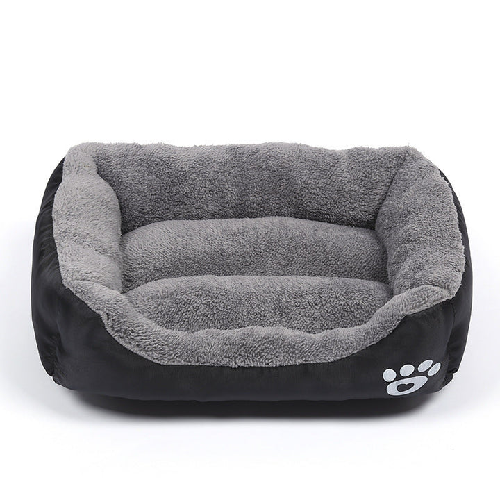 Dog Kennel Four Seasons Universal Footprint Cotton Wool Pet Kennel Candy Color Square Kennel Mats Universal Cross-Border Supply For Large, Medium And Small Dogs Hanzuva