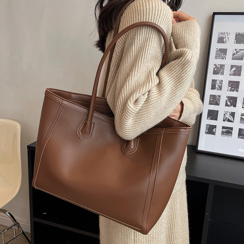 Commuter One Shoulder Tote Handbag