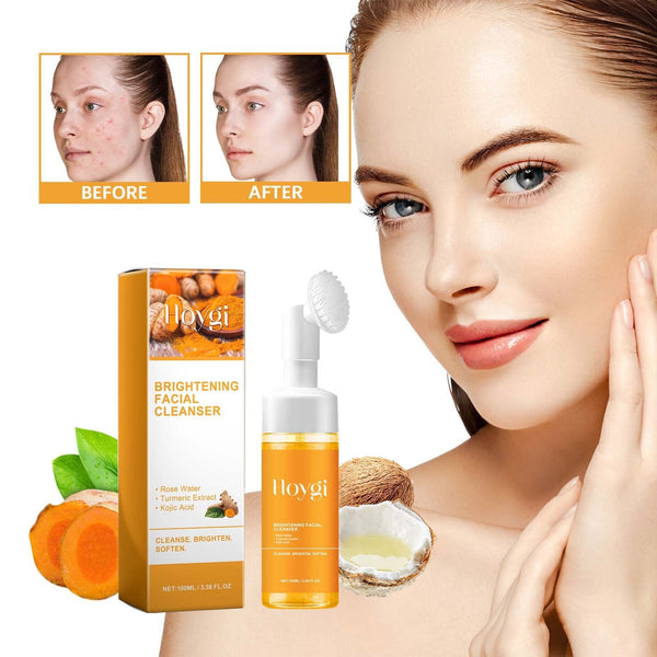 Turmeric Facial Cleanser Deep Cleansing Fade Acne Marks Hanzuva
