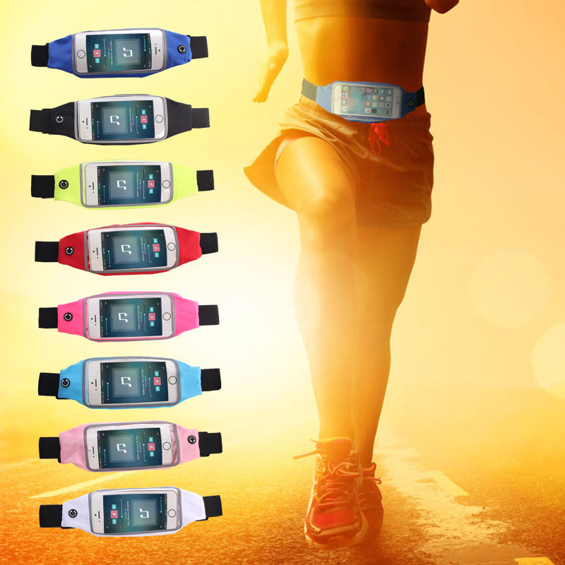 Men's and women's marathon belt anti-theft waist bag