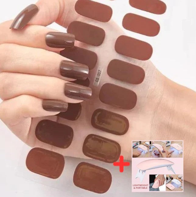 Wearing Nail Pads Baking Lamps Mini Handheld Folding Nails