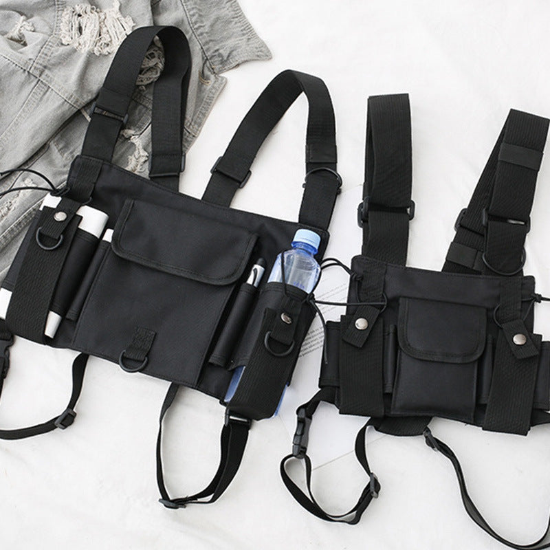 Hong Kong Style Ins Tactical Bag Hip Hop Vest Chest Bag