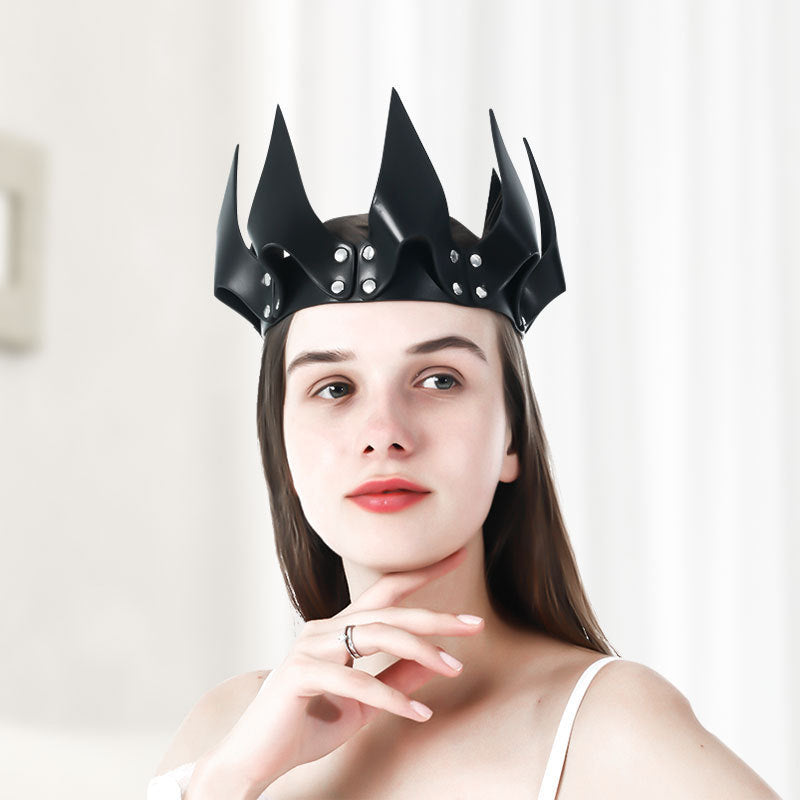 Creative Leather Crown Decoration Party Headgear