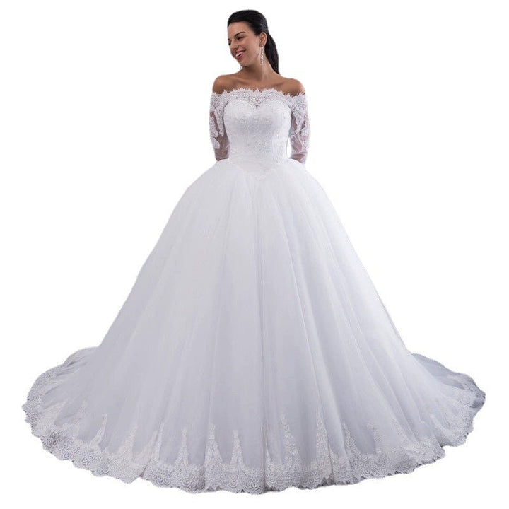 Wedding Bridal Wedding Lace Large Tail Hanzuva