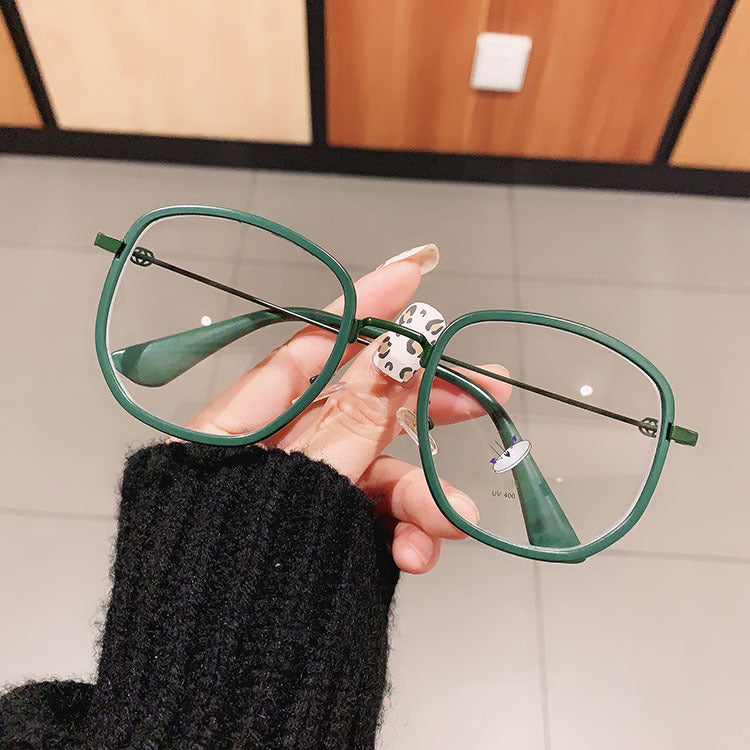 Myopia Glasses Frosted Trend Hot Style Fashion Undressed Photo Show Face Small Glasses Frame