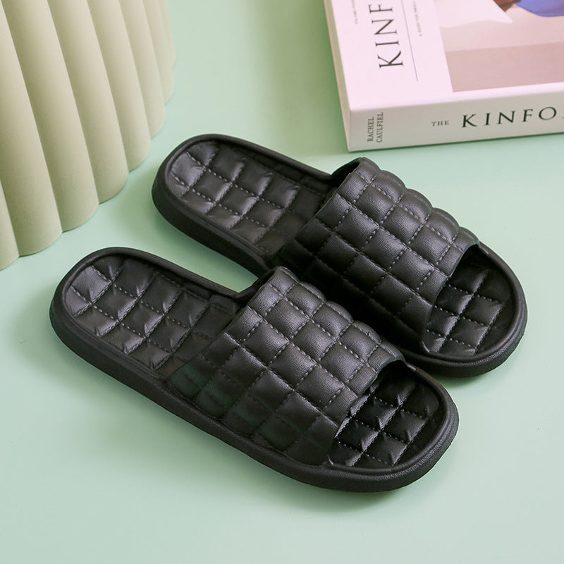 Couple Summer Slippers Bathroom Non-Slip Home Shoes Men And Women Hanzuva