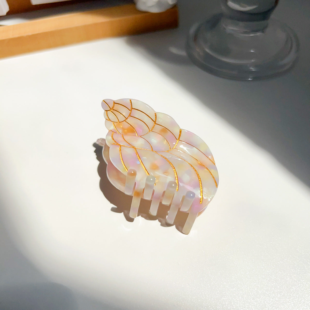 Summer Acetate Conch Barrettes Cute