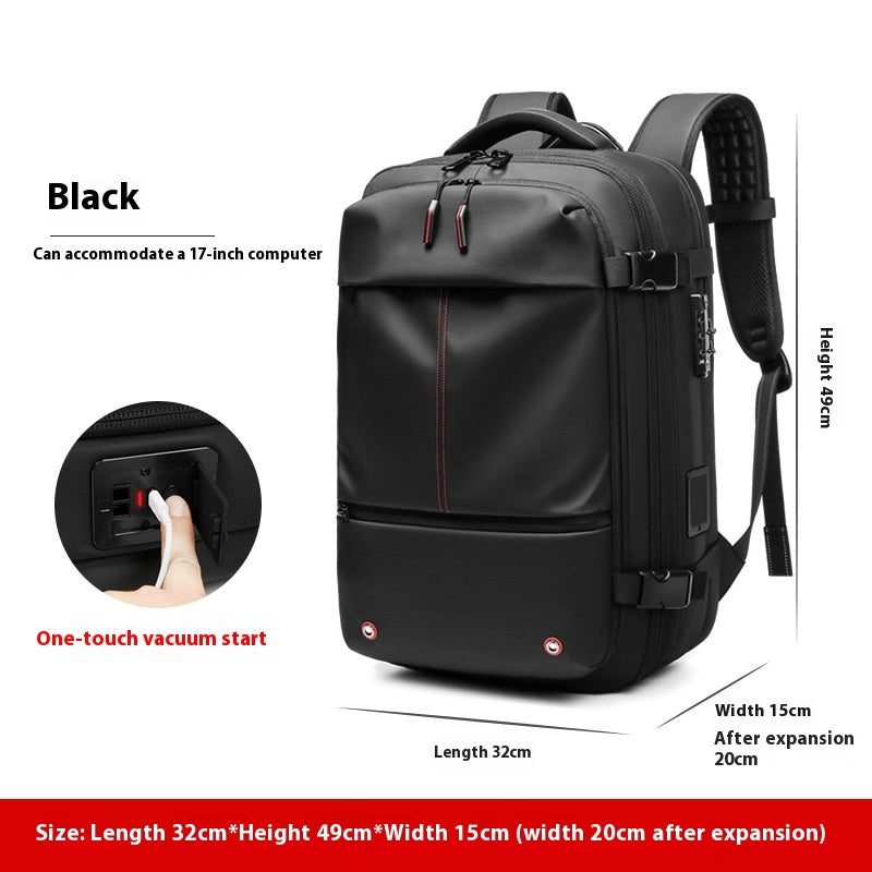 Men's Large-capacity Backpack Dry Wet Separation Anti-theft Package Business Leisure Unisex Backpack