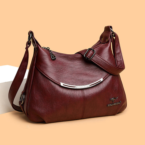 Women's Shoulder Bag Large Capacity Soft Leather Hanzuva