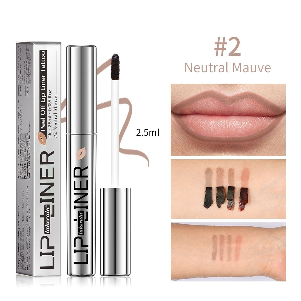 Nonstick Cup Long-lasting Stripping Tear And Pull Lip Liner Not Smudge Pen