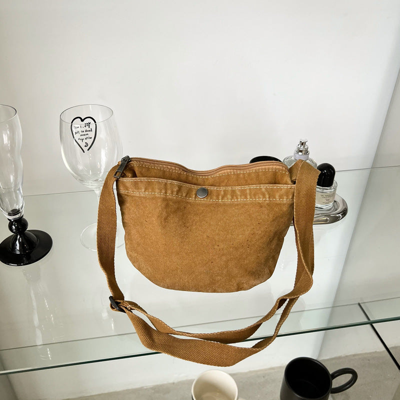 Leather Literary Heavy Washed Vintage Ladies