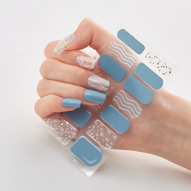 3d Laser Bronzing Craft Nail Applique Nail Sticker