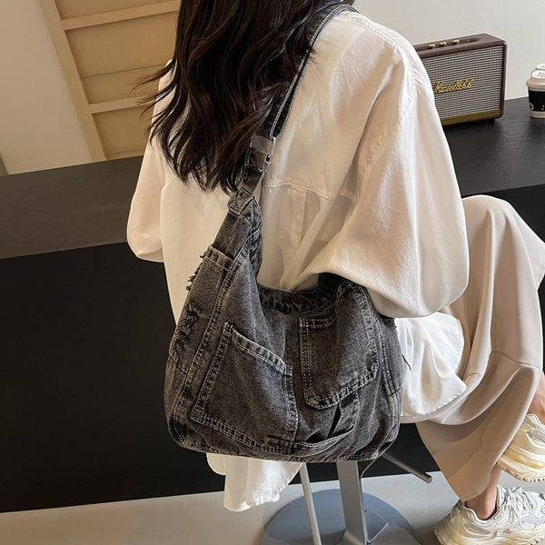 Student Class Canvas Messenger Bag Hanzuva