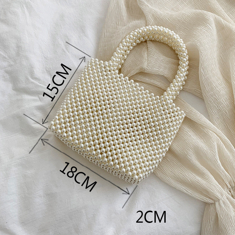 Pearl Bag Female  Messenger Bag Wild Mini Retro Western Style Pearl