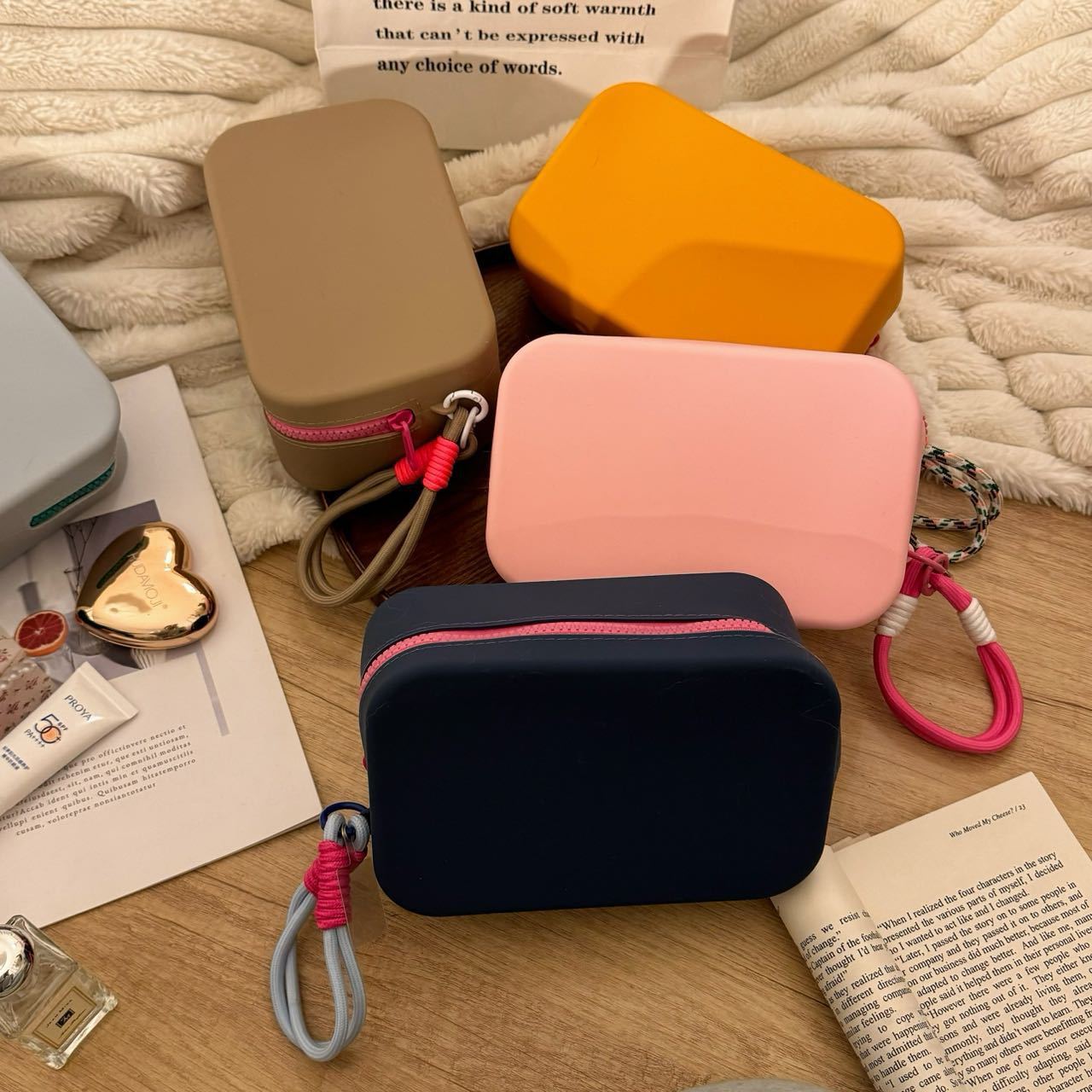 Silicone Cosmetic Bag Large Capacity Portable Waterproof