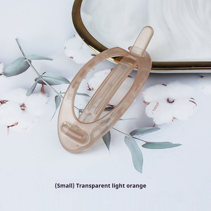 Simple Retro Hair Band Oval Barrettes