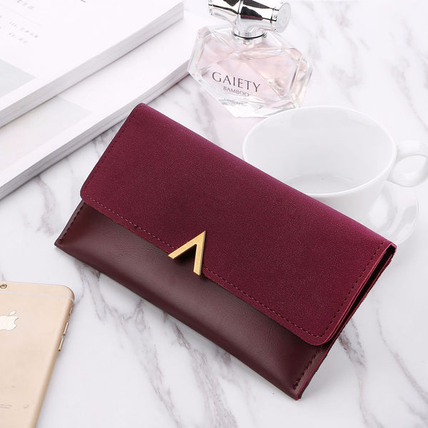 Frosted Color Matching 30 Off Long Ladies Wallet Hanzuva