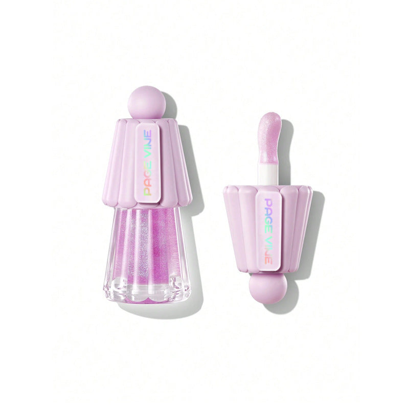 Jelly Big Brush Lip Gloss Moisturizing Lasting Fade Lip Lines