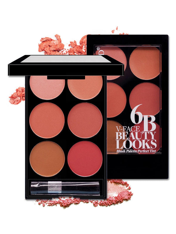 Make-up Multi-color Boutique Domestic Product Six-color Blush Repair Makeup Hanzuva