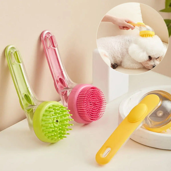 Dogs Cats Pets Brush Pet Bath Brush Cleaning Brushes Long Handle Shower Brush Pet Supplies Cat Dog Pet Grooming Comb For Pet Products Hanzuva