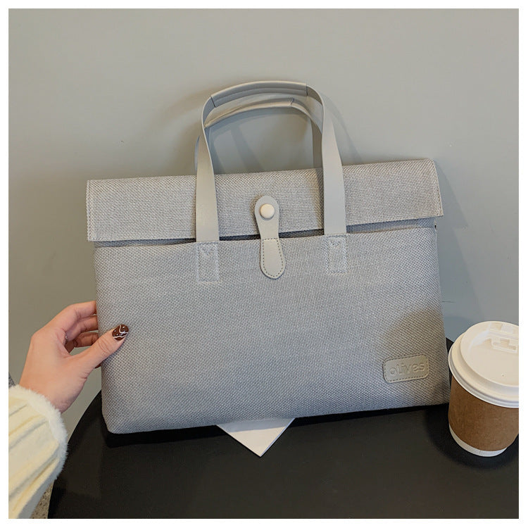 Women's Casual Fashion Solid Color Canvas Tote Bag