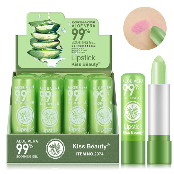 Aloe Vera Lipstick Color Changing Lip Balm Moisturizing Moisturizing Hanzuva