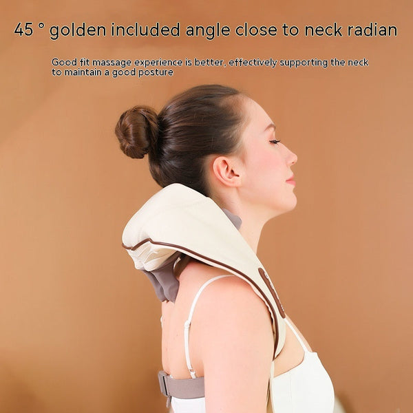 Household Cervical Vertebra Back Dredging Hot Compress Massager Hanzuva
