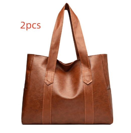 New Fashion Large-capacity Pu Shoulder Bag