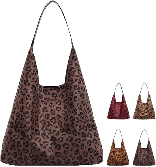 Retro Soft Suede Large Capacity Shoulder Bag