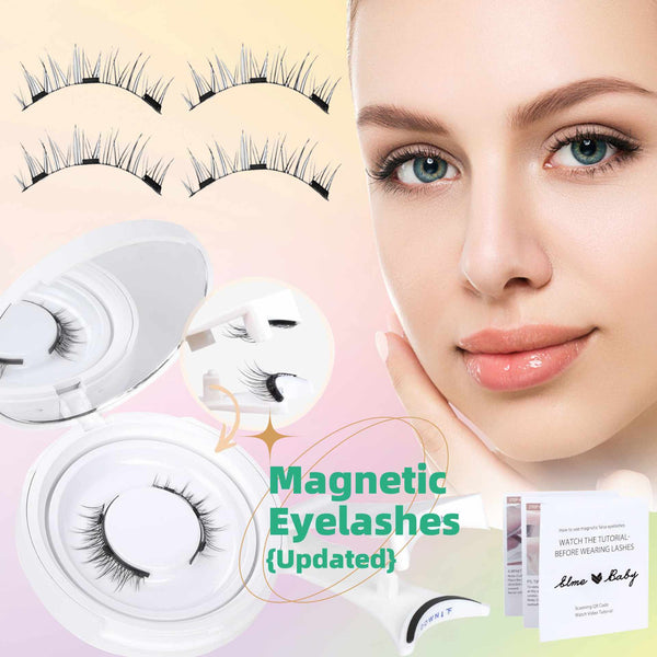 Natural Eyelashes Magnetic Suction False Eyelashes Daily One Pair Mink Hair Super Soft Natural Simulation Easy To Wear Hanzuva