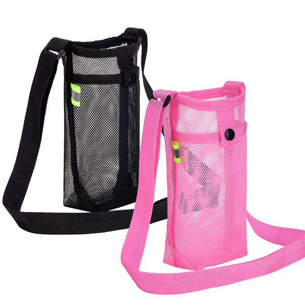 Water Bottle Holder Water Bottle Carrier With Adjustable Shoulder Strap Beach Bottle Bag Water Bottle Sling Dog Water Bottle Sleeve For Sports Gym Hiking Camping Walking Hanzuva