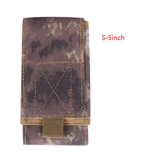 Molle Mobile Phone Bag Waist Bag Men's Sports Running Coin Purse Universal Multifunctional Vertical Belt Portable Wear Belt