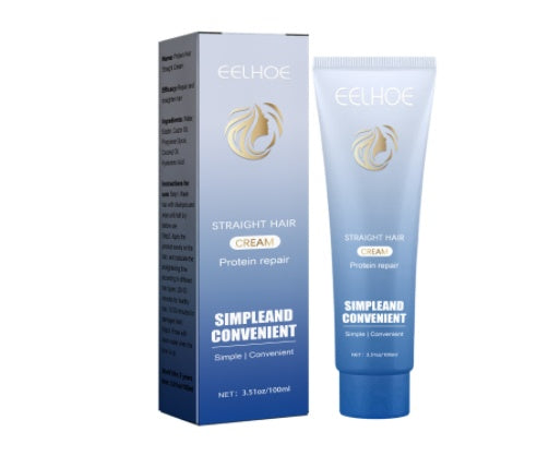 Unisex Protein Correction Clip-free Free Pull Huimei Ji Straight Hair Cream