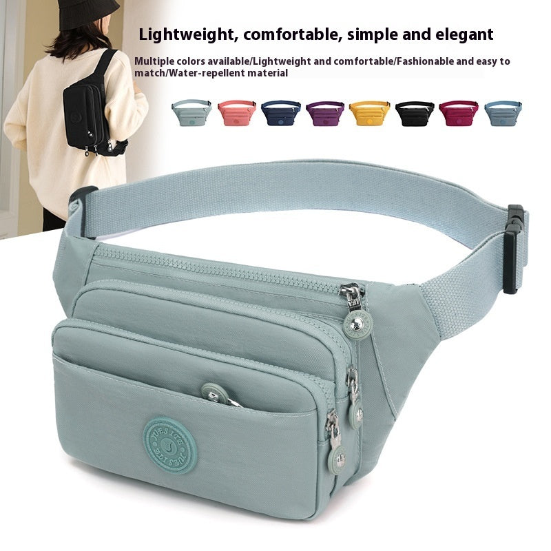 Solid Color Leisure Fashion Waist Bag Simple Special-interest Design Outdoor
