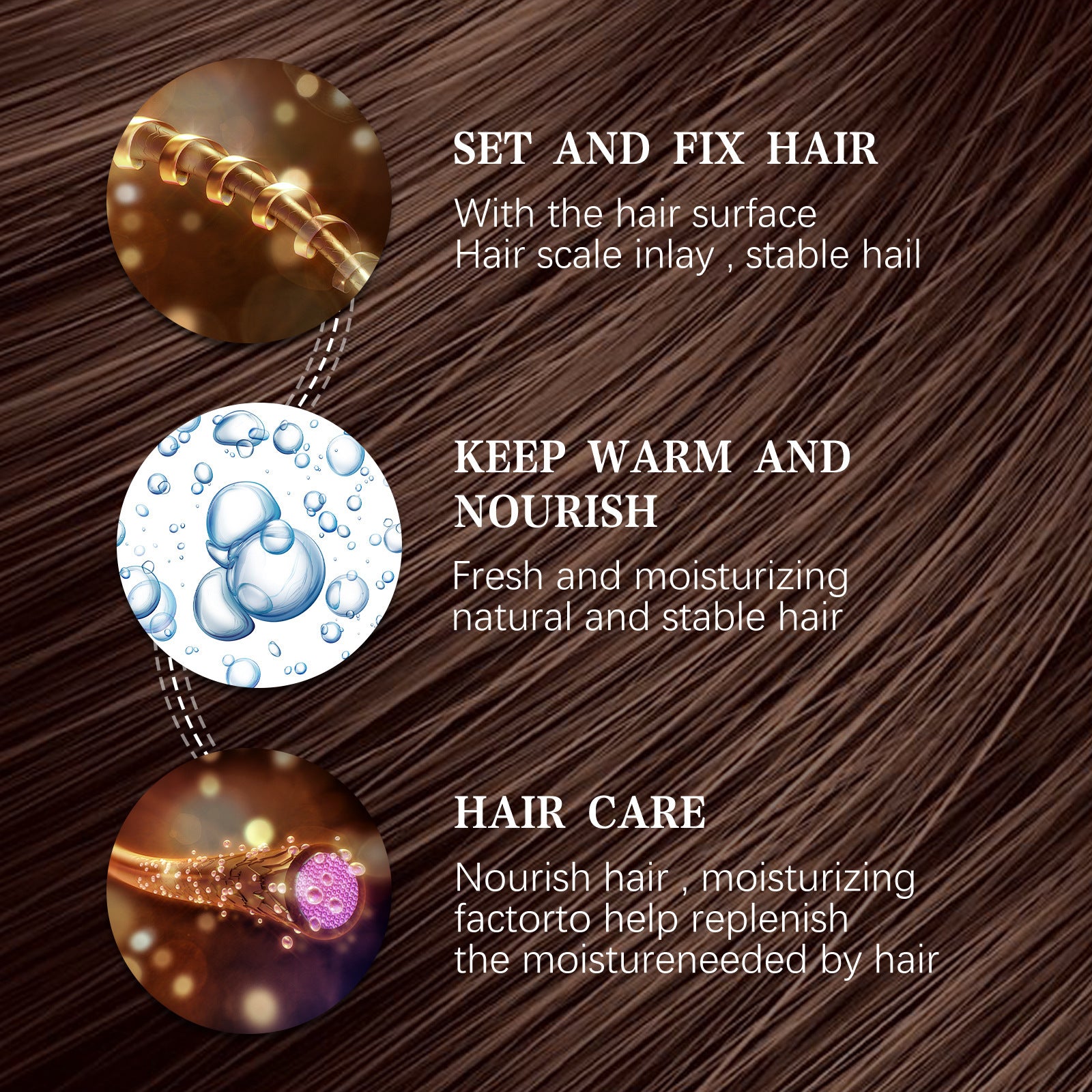 Moisturizing Fragrance Long-lasting Hair Styling Spray