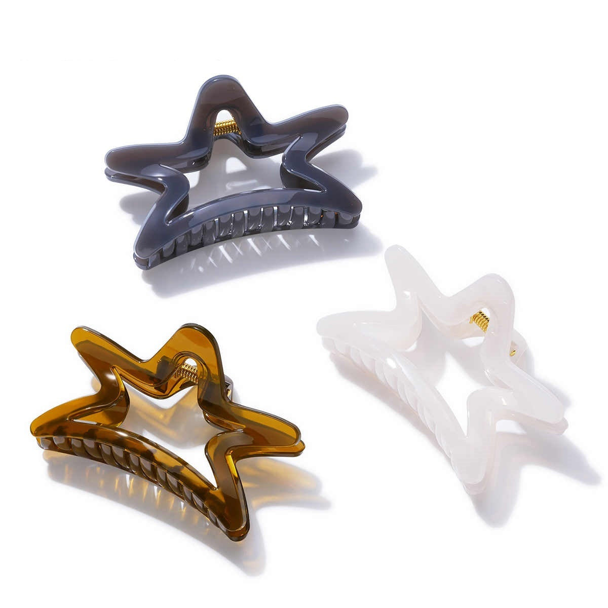 Five-pointed Star Hair Claw Shark Clip