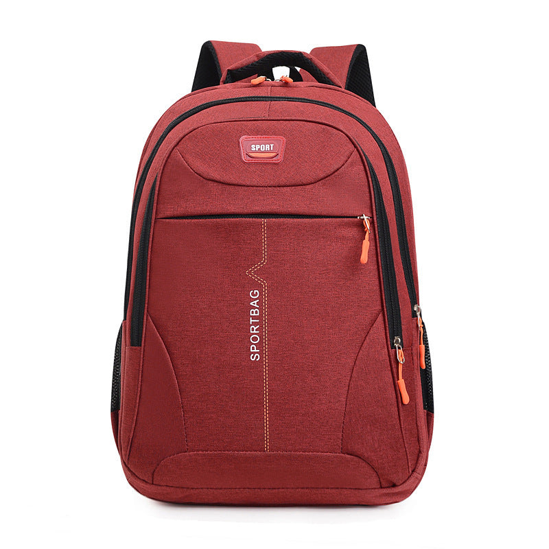 Men's And Women's Fashionable Large Capacity Simple Double Shoulder Travel School Bag