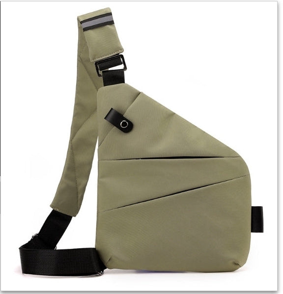 Digital canvas bag for men's canvas chest, chest, chest, slung shoulder, multi function and single shoulder burglar burglar bag