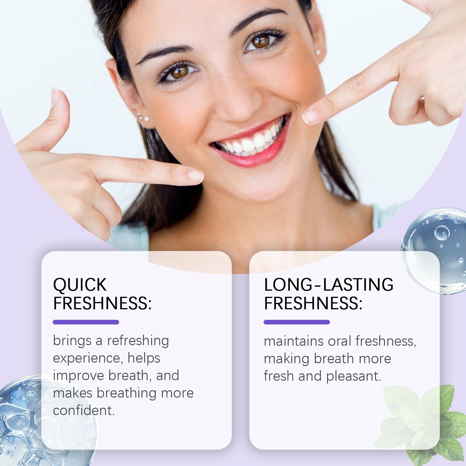 Oral Spray  Refreshing Long-lasting Portable